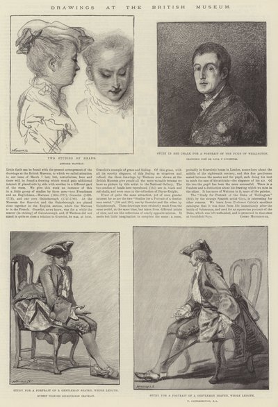 大英博物館の絵 作： Jean Antoine Watteau